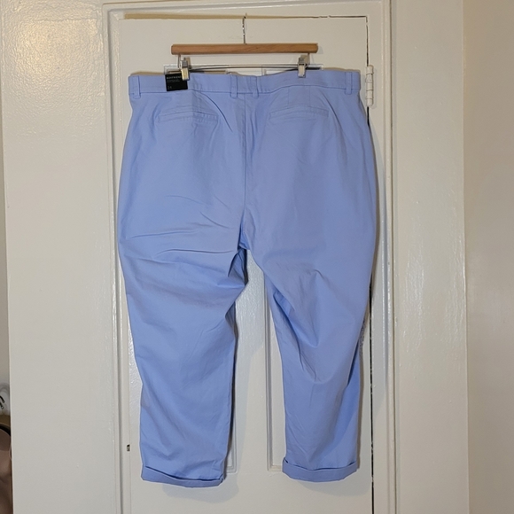 NWT: Lane Bryant Blue Ruffle Boyfriend Pan… - Picture 9 of 9